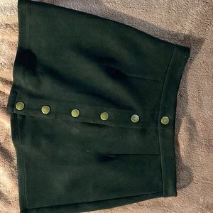 Button up black skirt